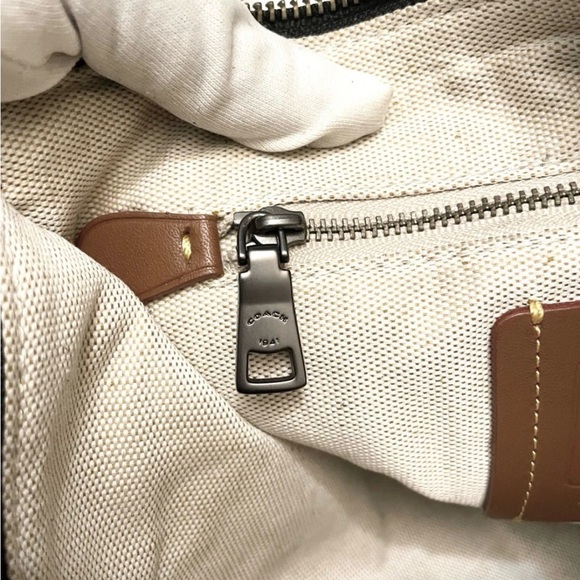 Coach 1941 Turnlock Tearose Suede Fringe Black Clutch 86840 - Picture 12 of 14